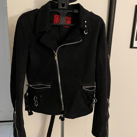 Tripp nyc Jackets & Blazers - Rare Vintage ‘90s Tripp NYC Motorcycle / Biker Jacket